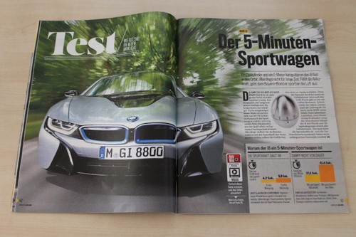 Auto bild 2014 - i8, mit