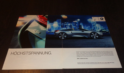 Bmw spyder concept - i8, reklame
